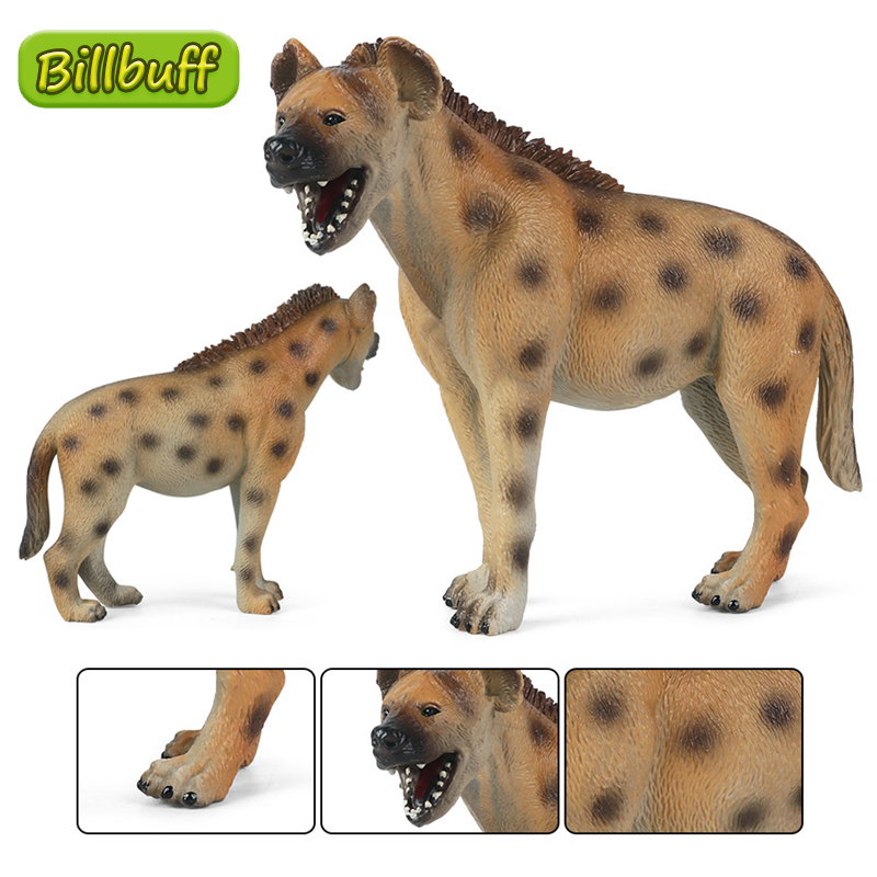 Kids Education App - 11 ซม.จําลองสัตว์ป่า World Zoo ABS Hyena