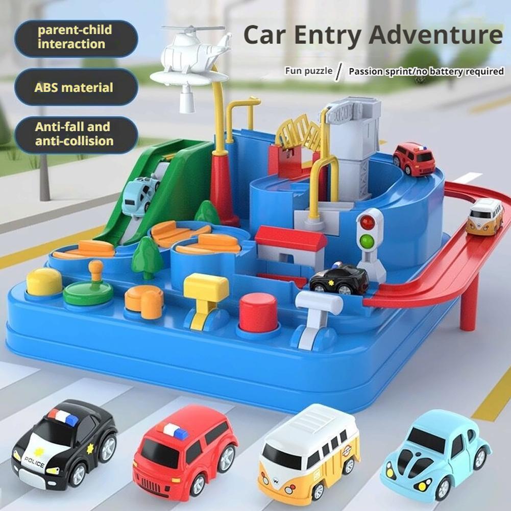 Kids Educational Gadget - รถไฟรางแข่งรถ ของเล่นรถไฟจำลอง เกมผจญภัย สัตว์ จรวดอวกาศ ของเล่นเด็ก