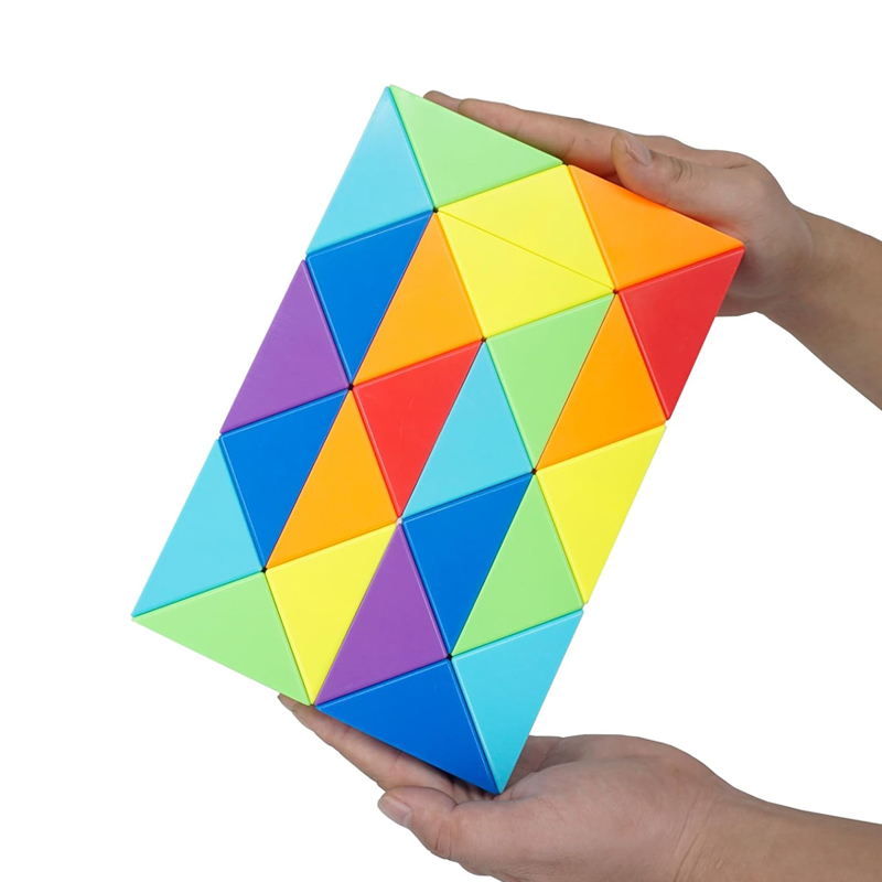 Rainbow พับ Magic SNAKE Cube T - Kids Education Related บทวิจารณ์และราคา