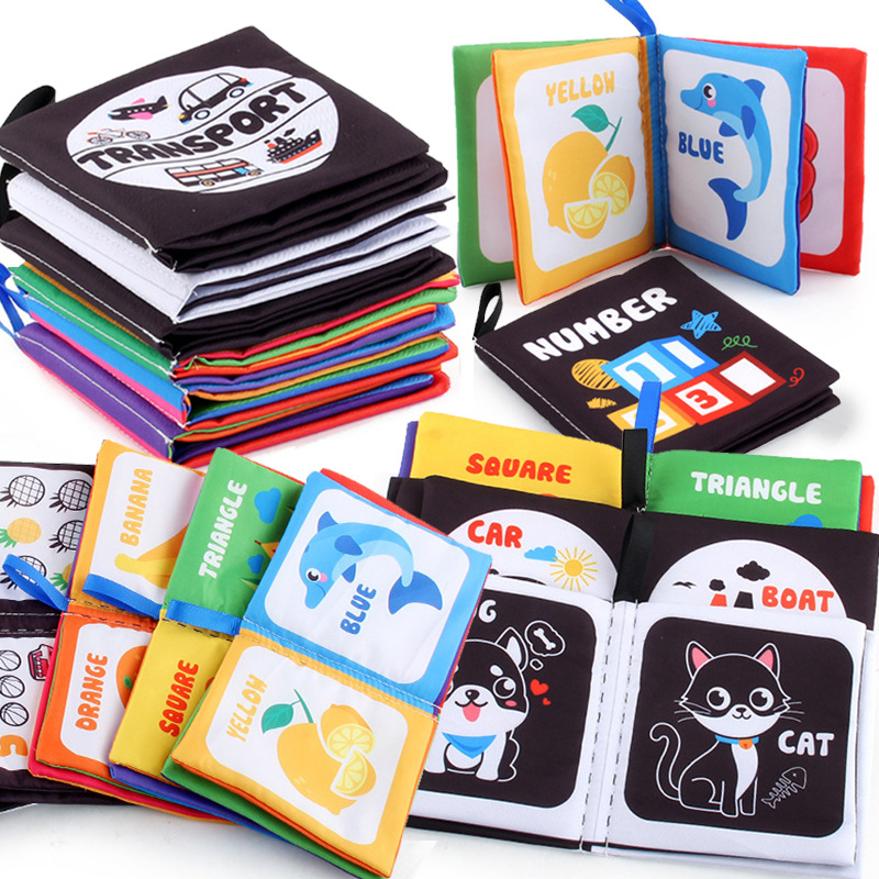 หนังสือผ้าสำหรับทารกแรกเกิด0-1 - Kids Education Book บทวิจารณ์และราคา