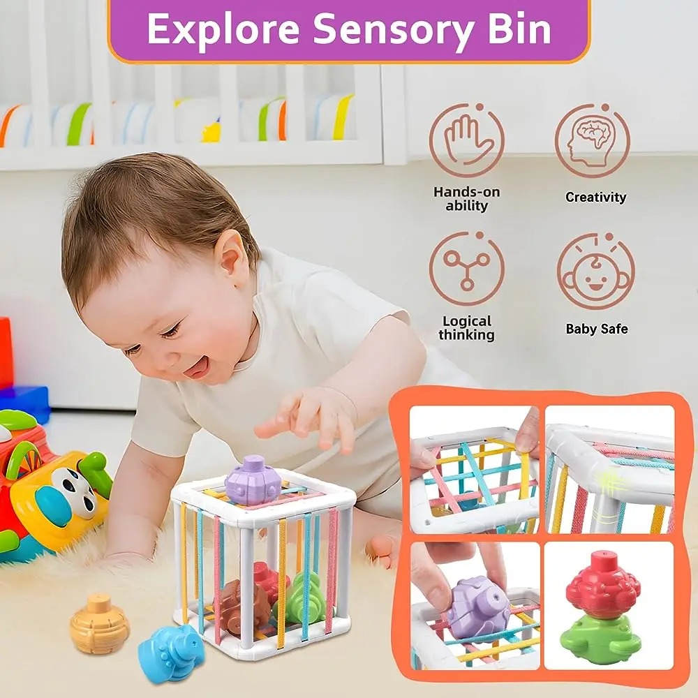 ลูกบาศก์เรียงรูปทรงมอนเตสซอรี่ - Kids Educational Gadget บทวิจารณ์และราคา