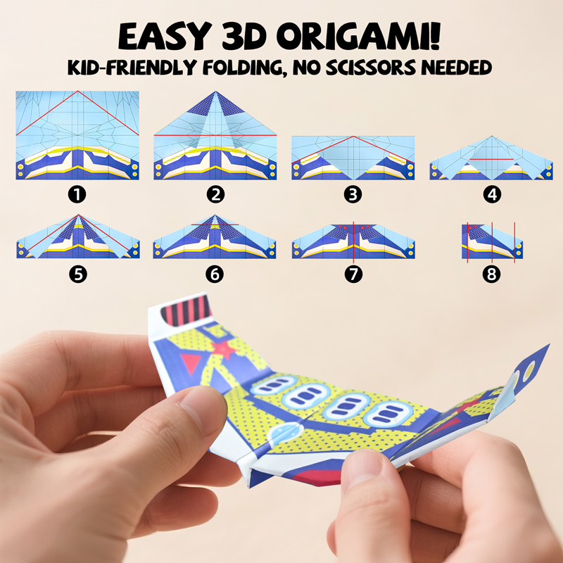ชุดเครื่องบินกระดาษ 36 แผ่น ชุ - Kids Educational Gadget บทวิจารณ์และราคา