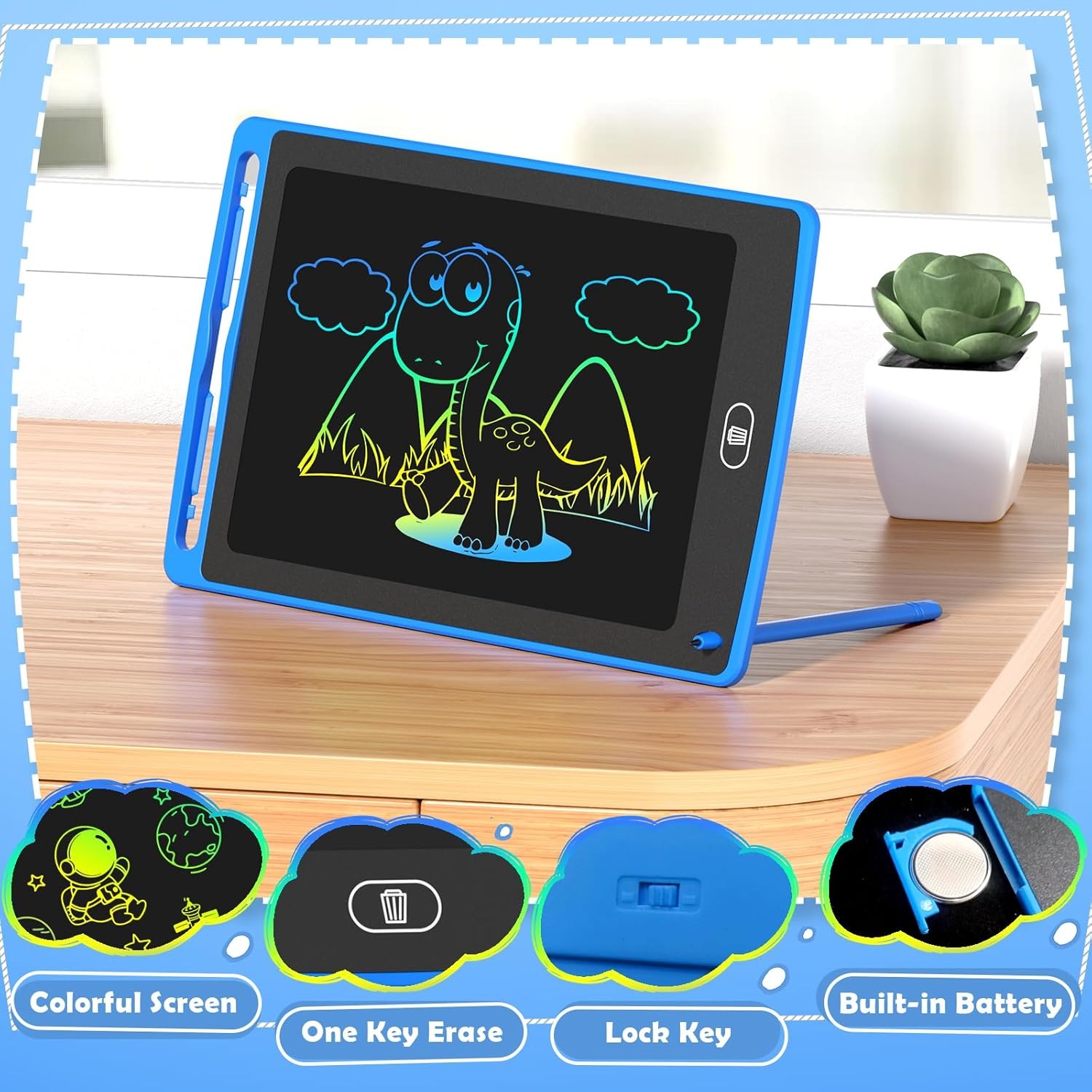 แพ็คแท็บเล็ตเขียน LCD สำหรับเด - Kids Educational Gadget บทวิจารณ์และราคา