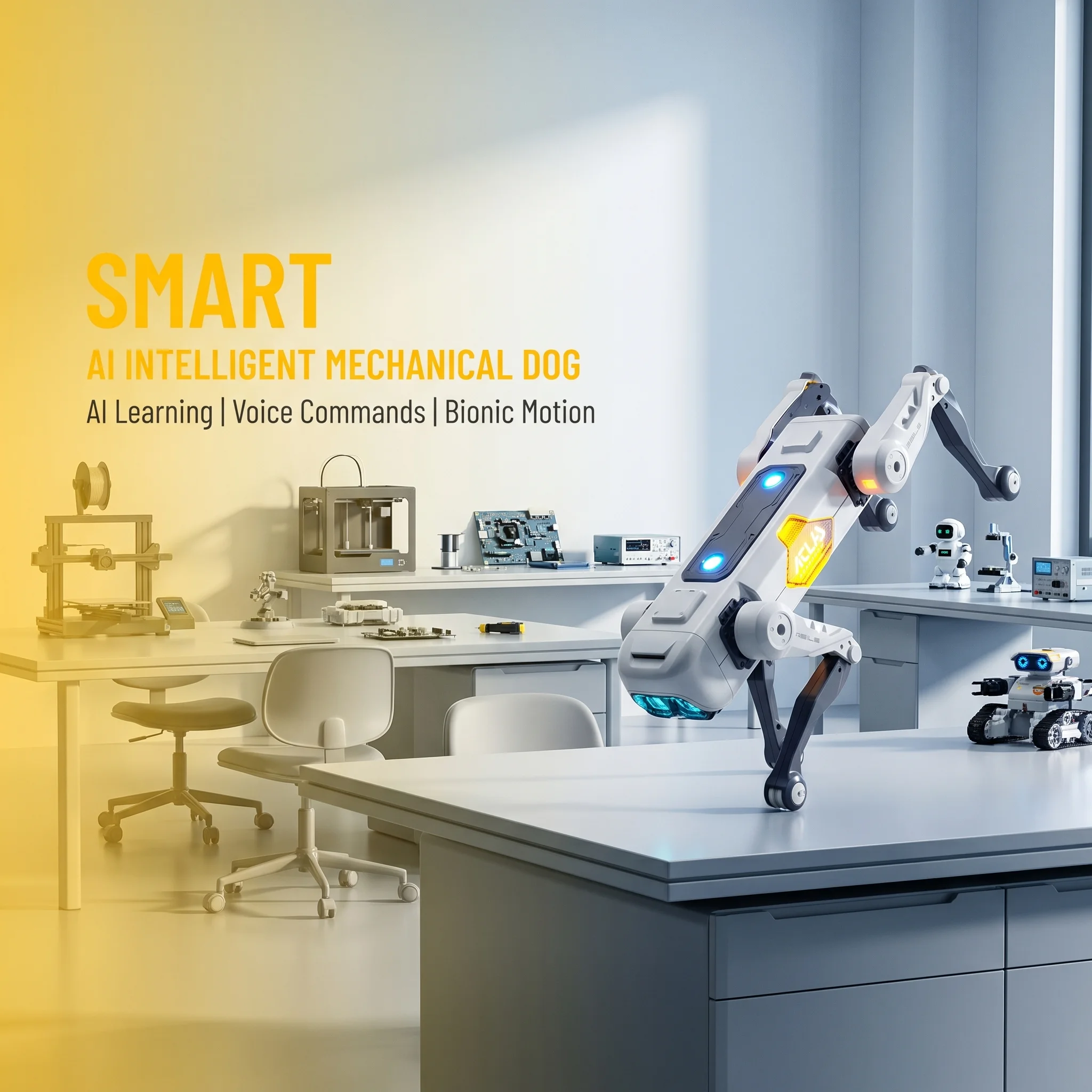 หุ่นยนต์สุนัขอัจฉริยะ AI ควบคุ - Kids Educational Gadget บทวิจารณ์และราคา