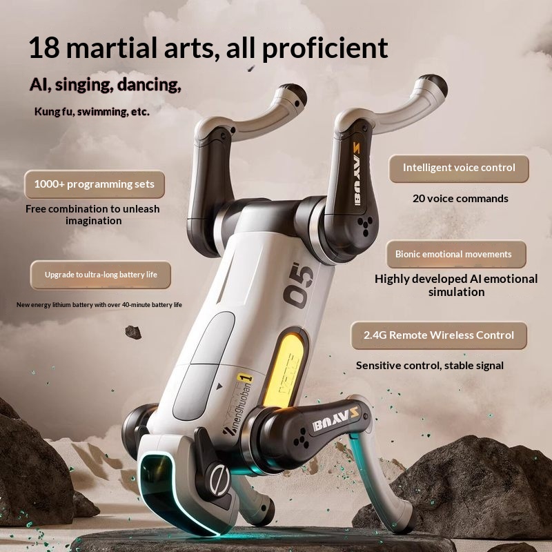 AI รีโมทคอนโทรล หุ่นยนต์สุนัข  - Kids Education Related บทวิจารณ์และราคา